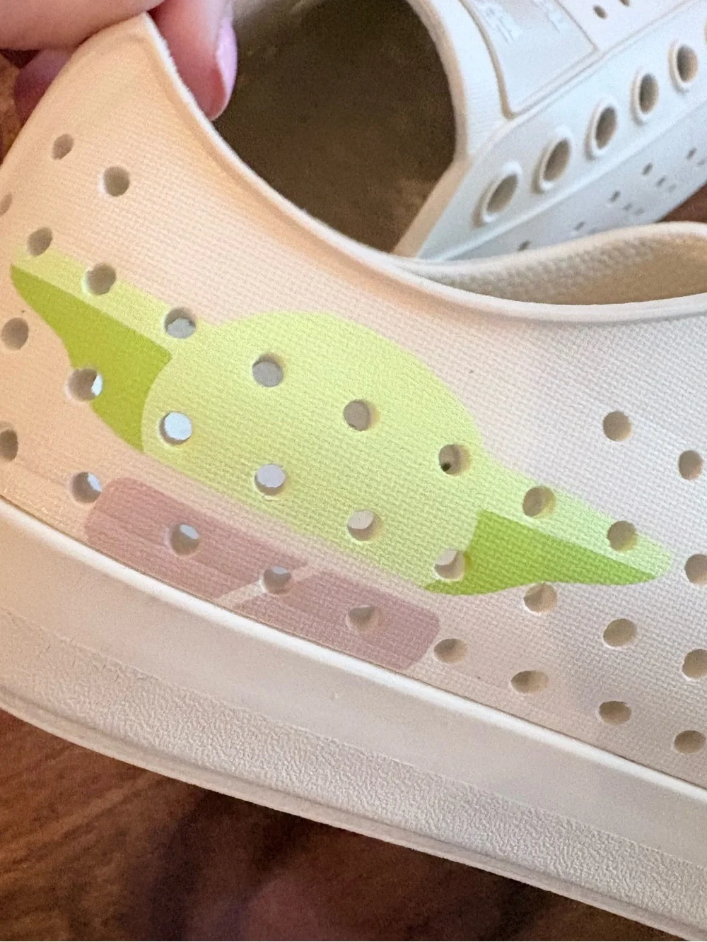 Native Shoes Star Wars Baby Yoda Grogu Jefferson Slip-On Kids Water Shoes M5/W7